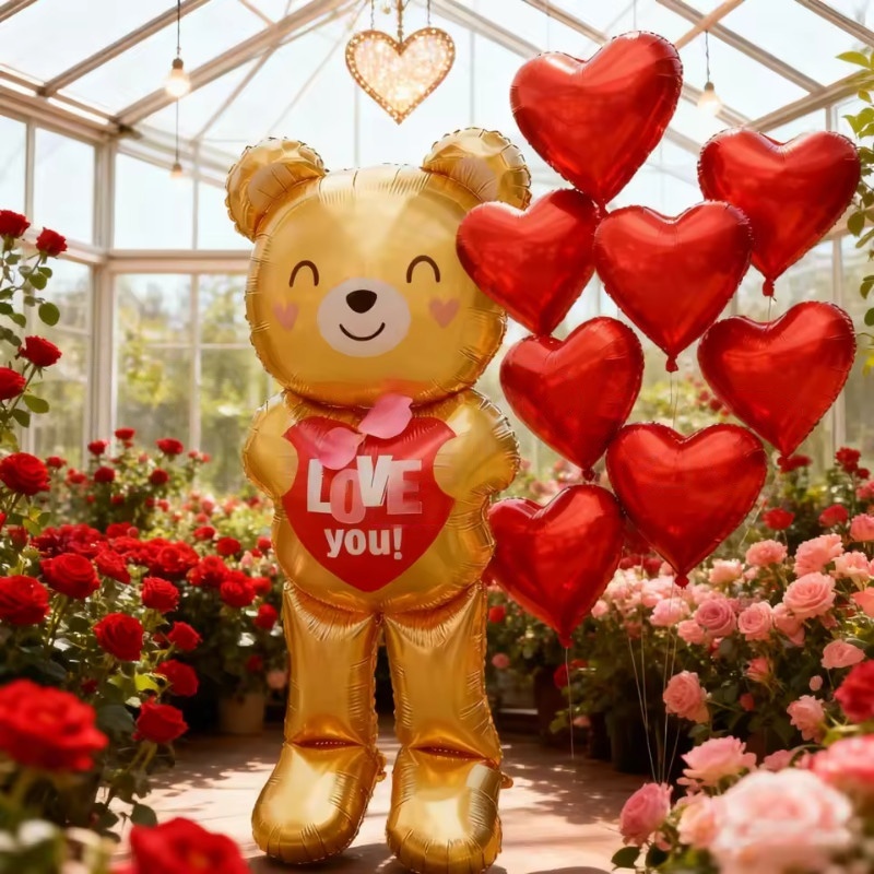 كبير 60 بوصة الدائمة القلب الد - مراجعة Confetti Balloon Set وسعره