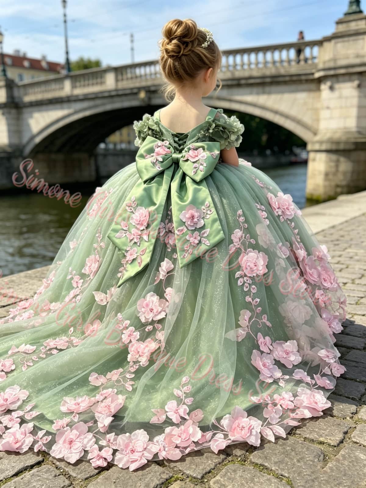 فستان فاخر عالي الجودة للفتيات - مراجعة Bridal Sash Ribbon وسعره