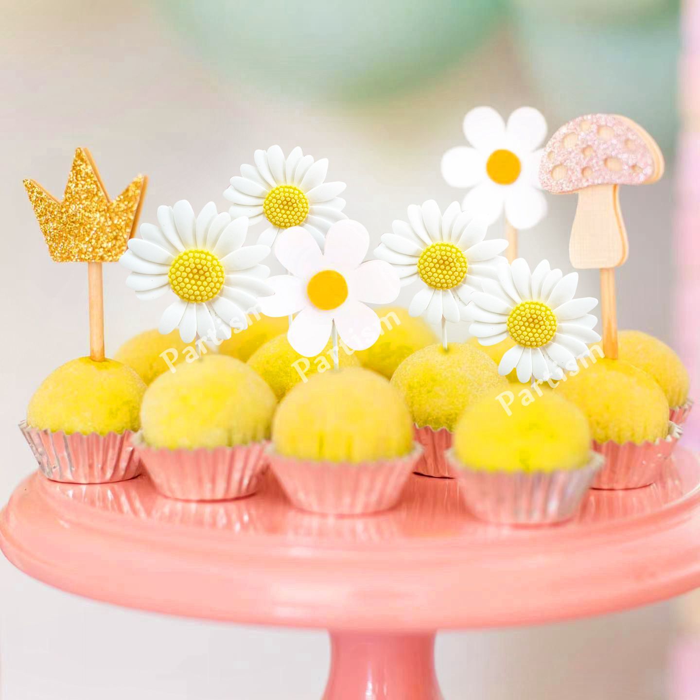 1 مجموعة الراتنج ديزي كعكة توب - مراجعة Confetti Balloon Set وسعره