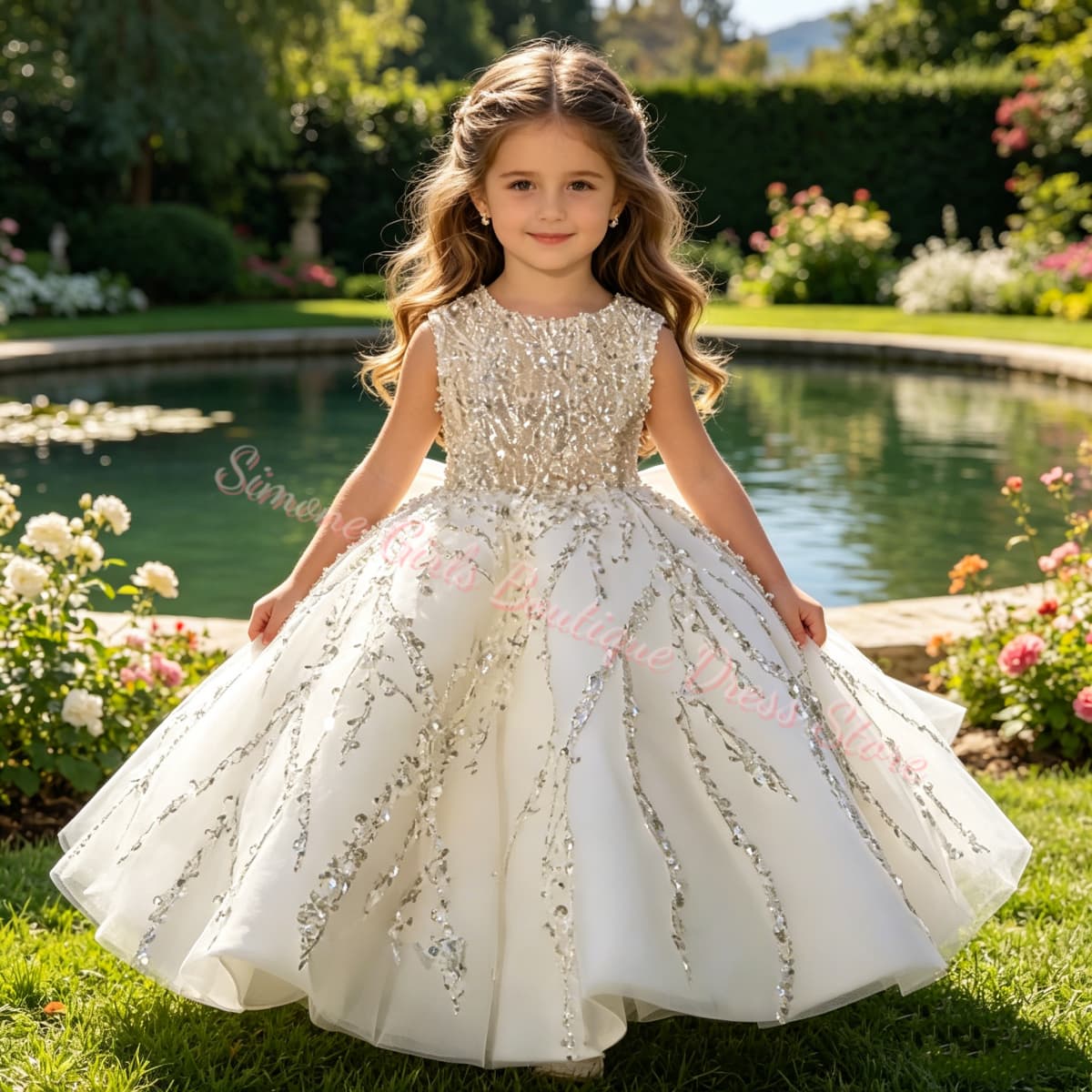 فستان فتاة الزهور الفاخر المزي - مراجعة Bridal Sash Ribbon وسعره