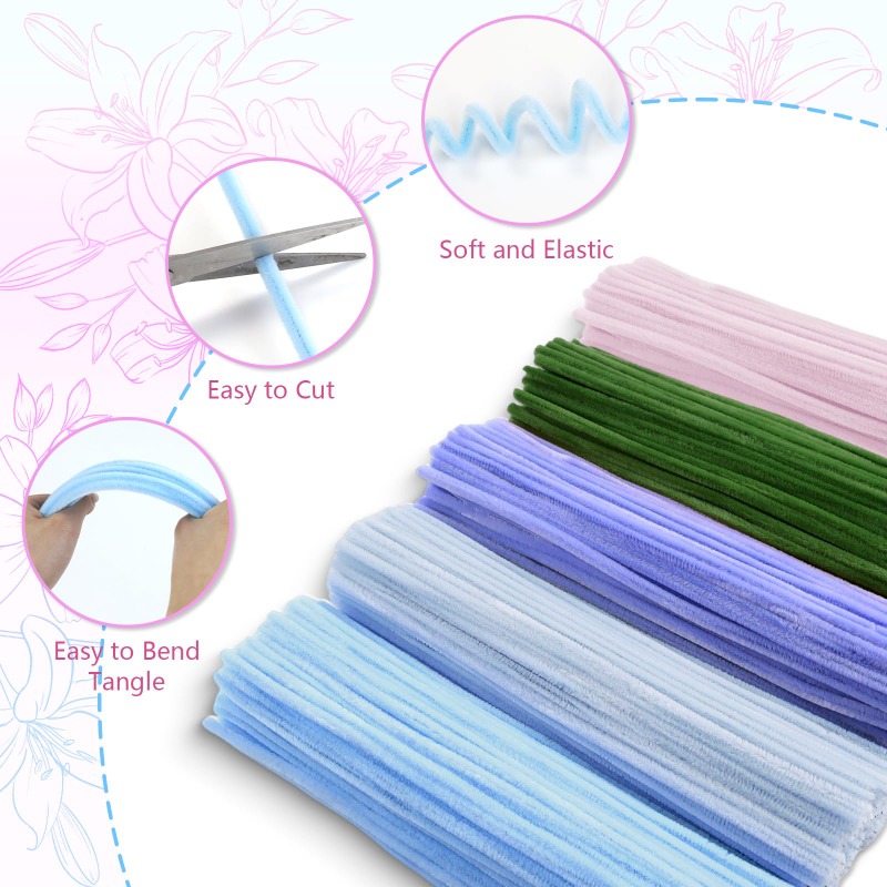 منظفات الأنابيب الشينيل، أعواد - مراجعة Wedding Supply Decor وسعره
