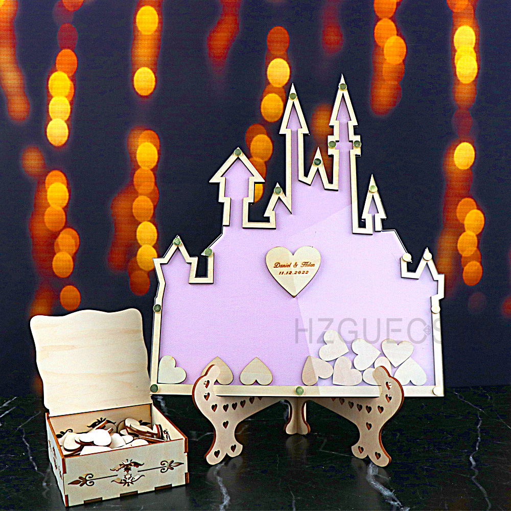 شخصية القلعة ضيف كتاب الزفاف ص - مراجعة Wedding Favor Box وسعره