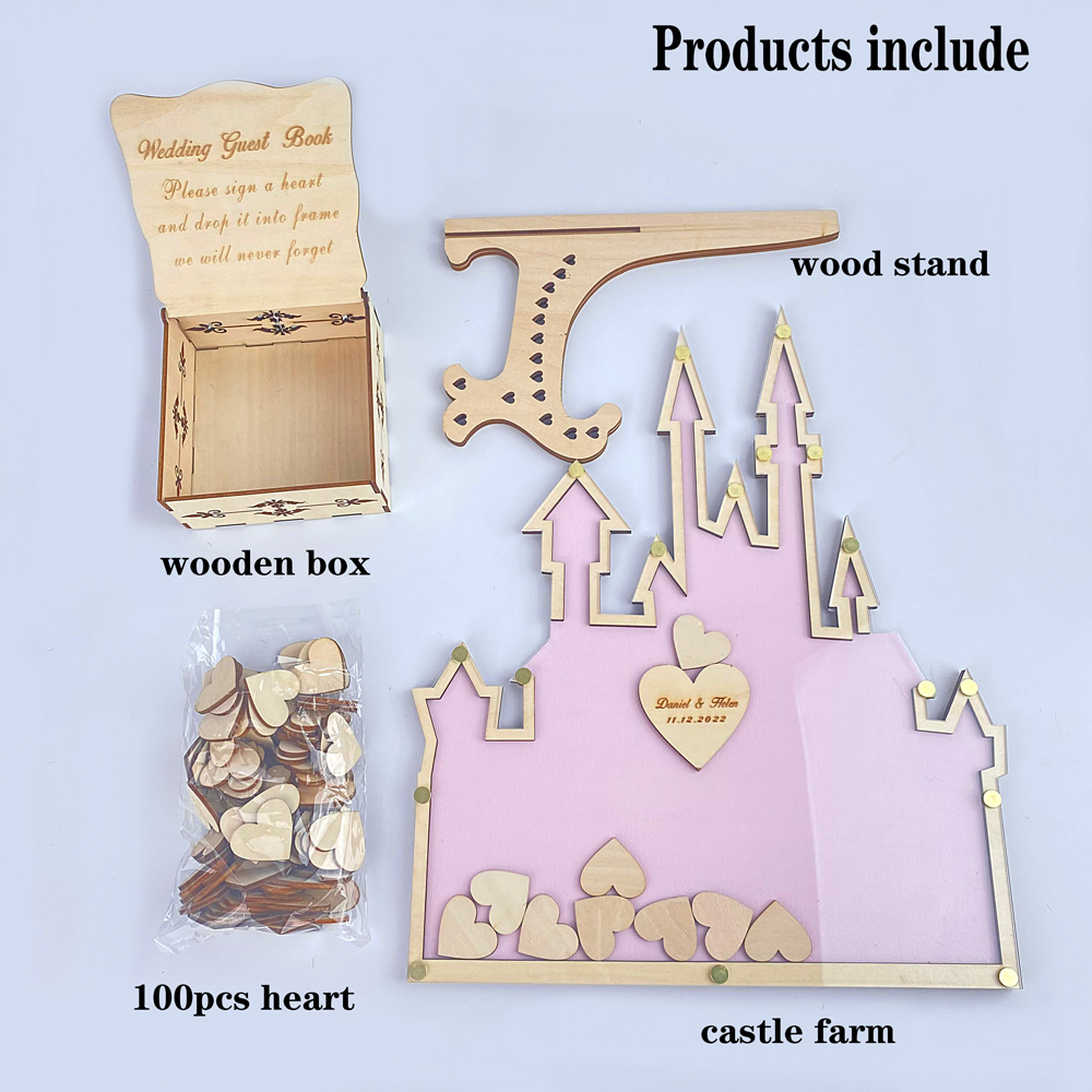 شخصية القلعة ضيف كتاب الزفاف ص - مراجعة Wedding Favor Box وسعره
